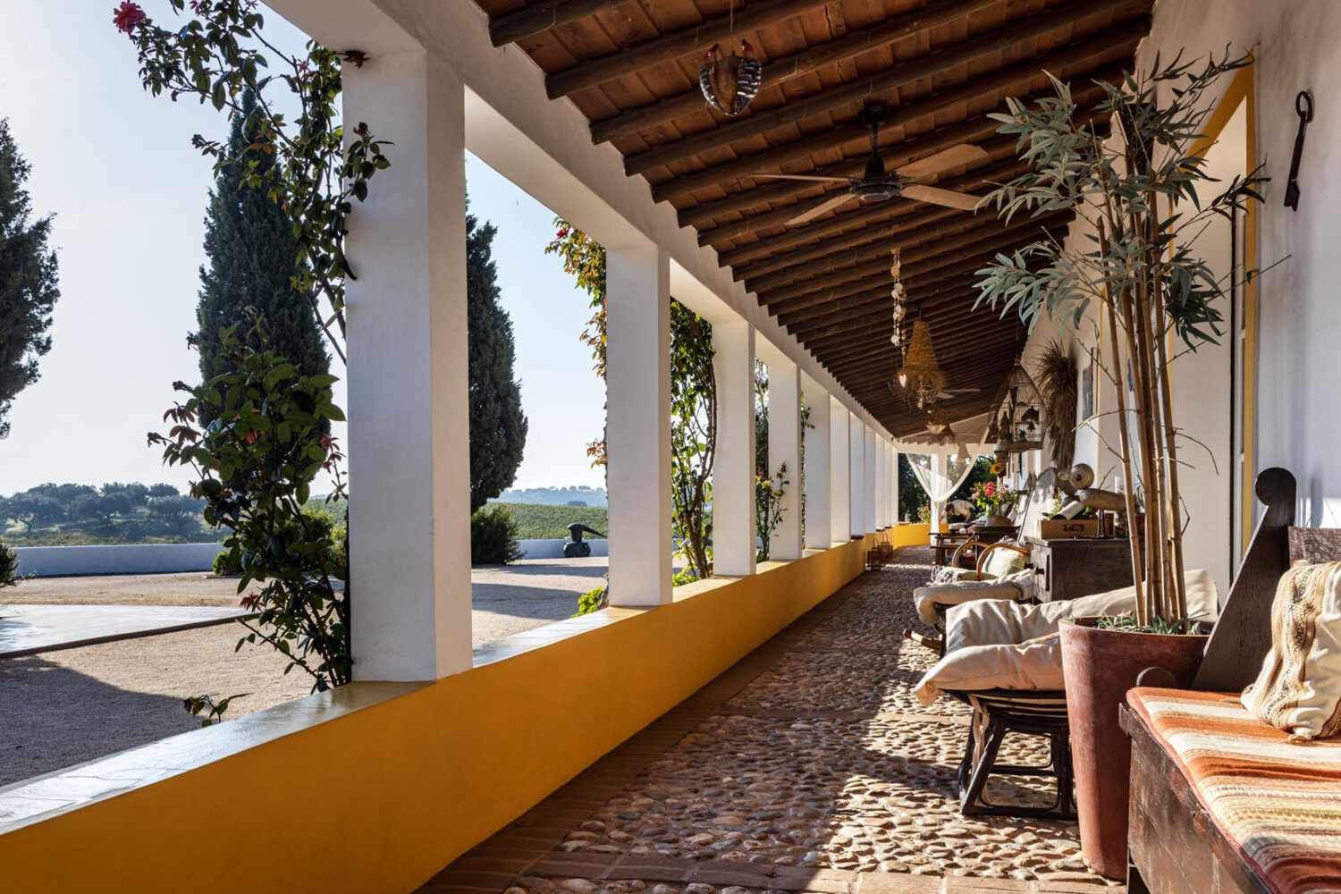 Porch at Herdade do Sobroso